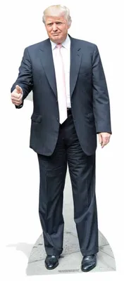 Productafbeelding van Donald Trump - Opblaasbare pop met roze das - ongeveer 71x188 cm
