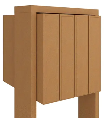 Produktbild von Briefkastenanlage Flag for Four in Rost
