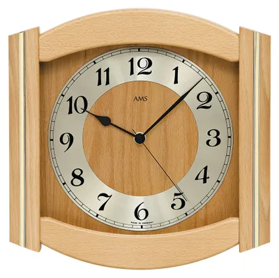 Produktbild von AMS Funk-Wanduhr, Funkwerk, 27x27x5cm, 5822/18