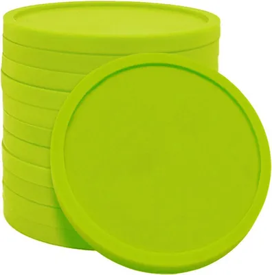 Obrázok produktu pre CombiCraft Blank mince / Spotrebné mince Limetkovo zelená - Ø29mm - 100 kusov