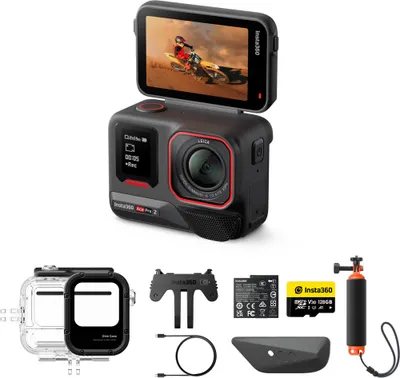 Zdjęcie produktu dla Insta360 Ace Pro 2 Dive Bundle, 8K Ultra HD, 50 MP, 240 fps, Wi-Fi, Bluetooth, 1800 mAh