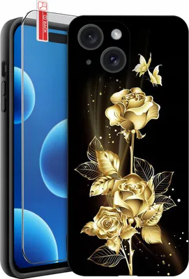 Obrázek produktu pro Pouzdro pro iPhone 15 | VZORY | SILIKONOVÉ MATNÉ POUZDRO + SKLO 9H