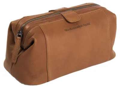 Zdjęcie produktu dla Torba toaletowa Vince marki Chesterfield w kolorze koniakowego brązu