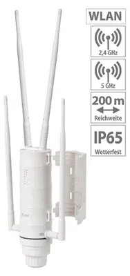 Image de 7links WLR-1200 Antenne répéteur WiFi extérieure résistante aux intempéries avec amplificateur 1 200 Mbit/s Routeur