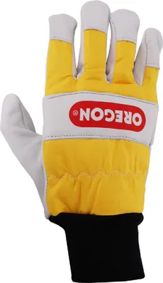 Produktbild von Oregon Schnittschutzhandschuhe / Schutzhandschuhe Weiß/Gelb Größe 9