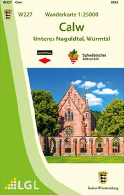 Produktbild von W227 Wanderkarte 1:25 000 Calw
