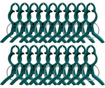 Immagine prodotto di Clip per piante, ideale per sostenere piante rampicanti, design in plastica riutilizzabile, dimensioni grandi (7,5 x 5,4 cm), confezione da 20 pezzi