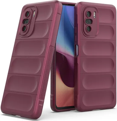 Two phone cases are shown, one in the foreground and one in the background, with a smartphone partially visible between them.