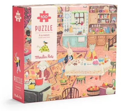 Produktbild von Beobachtungspuzzle Zuhause, Moulin Roty