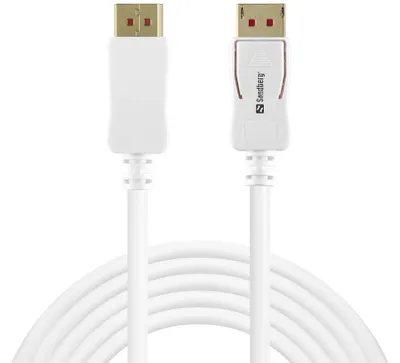Imagen del producto de Sandberg, cable DisplayPort 1.4, resolución 8K a 60Hz, longitud 2 metros