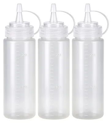 Zdjęcie produktu dla Zestaw 3 butelek Knijpflessen, pojemność 250 ml, wolne od BPA i substancji chemicznych