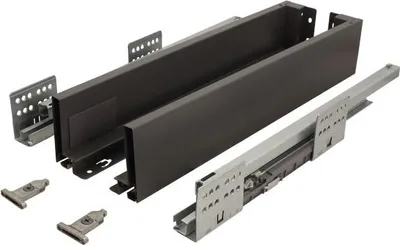Obrázek produktu pro Zásuvka GAMET S-BOX, nízká, antracitová, 350 mm