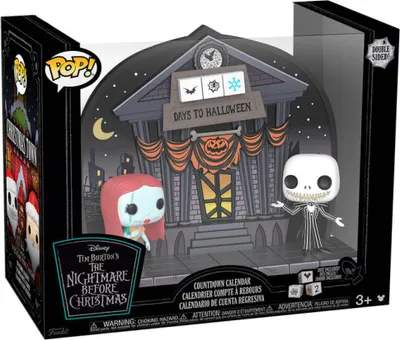 Immagine prodotto di Disney Nightmare before Christmas Pocket Funko POP! Adventskalender 13 giorni doppio lato Halloween Conto alla rovescia