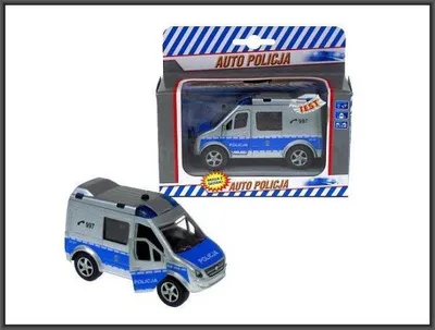Produktbild von Polizeiwagen Spielzeug mit Sound 11cm HKG087 Modell 10992