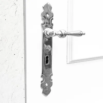 Produktbild von Drückergarnitur für Zimmertüren-Edles Design | BB72 | Nickel glanz