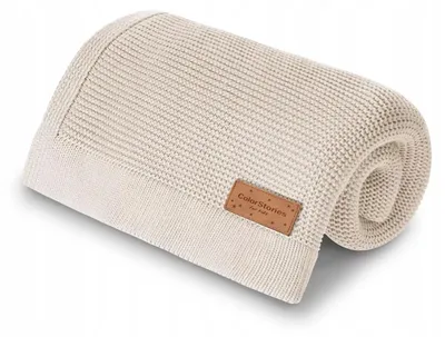 Produktbild von Babydecke Bambus ColorStories beige 80x100 cm