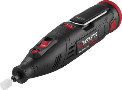 Produktbild von Parkside Performance 12V Akku-Feinbohrschleifer PPFBSA 12 B2 Starterset