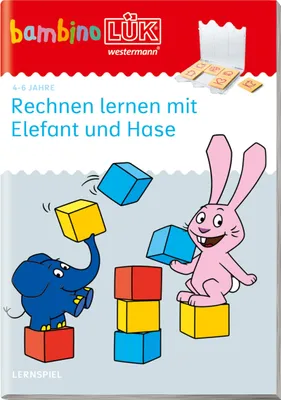 Produktbild von bambinoLÜK. Vorschule. Erstes Rechnen mit Elefant und Hase. 4/5/6 Jahre
