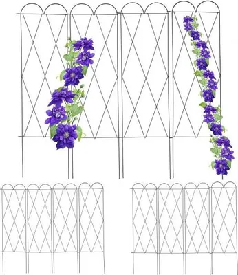 Immagine prodotto di Traliccio in 4 parti color ruggine, set da 3