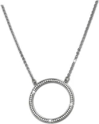 Immagine prodotto di Amello collana da donna in acciaio inossidabile 84 cm con catena a O, argento bianco D2ESK101J