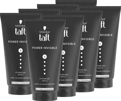Produktbild von TAFT Gel Power Invisible 150ml, 8x 150ml