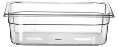 Produktbild von HENDI Gastronorm Behälter 1/2 100 mm Polykarbonat