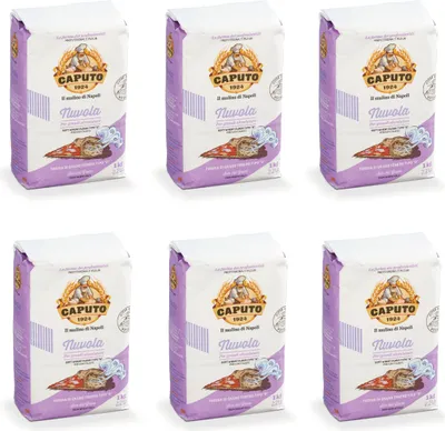 Produktbild von 6x Farina Molino Caputo Nuvola Pizza Napoli Pizzamehl für leichten teig 1kg 100% natürliche