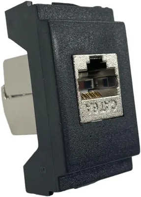 Imagen del producto de Conector modular RJ45 FTP, categoría 6a, blindado, de 8 pines, sin necesidad de herramientas, para cables Ethernet