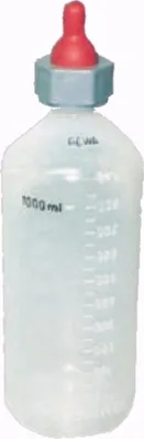 Produktbild von Milchflasche für Lämmer 1000ml 1 Liter mit Lämmer Sauger