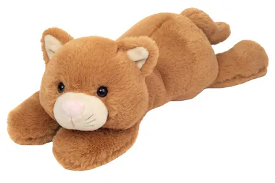 Immagine prodotto di Teddy Hermann Katze Kikki, Schlenkerbeine, Kuscheltier, Stofftier, Plüschtier, Herzekind, Braun, 35 cm, 939498