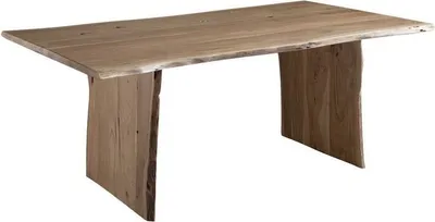 Image de MASSIVMOEBEL24 | Table à manger 220x100 Acacia laqué Bois naturel PURE ACACIA #116