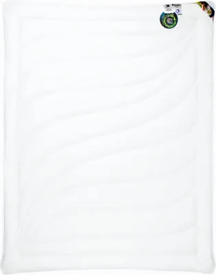 Image de Couverture antiallergique 155x200 BioPercal toute l'année 1120g percale fine blanche 100% coton AMZ