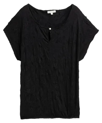 Immagine prodotto di TOM TAILOR, maglietta da donna, modello 1046455, colore nero intenso (Deep Black), taglia L (EU)