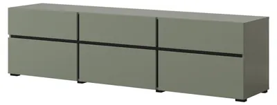 Zdjęcie produktu dla Szafka RTV CROSS 3K3S 180cm zielona/czarna