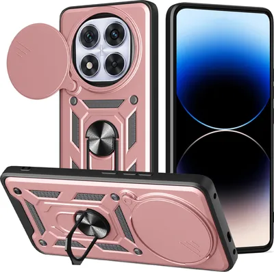 Produktbild von Hülle für Xiaomi Redmi Note 14 Pro Plus - Phonesta CamShield Back Cover mit Kamera-Slider - Roségold