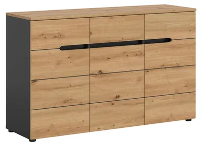 Produktbild von Kommode Canu | Basalt grau / Artisan Eiche