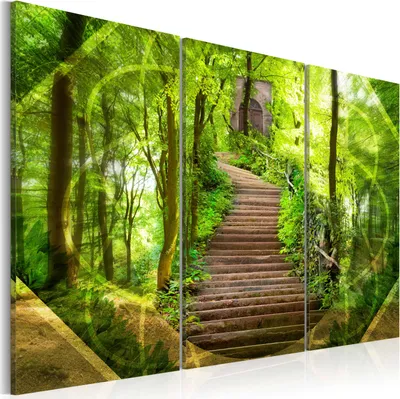 Zdjęcie produktu dla Obrazy na płótnie, motyw: natura, wymiary 120x80 cm, zestaw 3 sztuk – dekoracja ścienna do sypialni, obrazy do salonu, nowoczesne obrazy na płótnie, wydruk na płótnie, model 030112-6