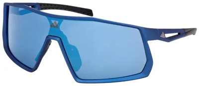 Zdjęcie produktu dla Okulary przeciwsłoneczne Adidas Gafas adidas Sport SP0123 azul con lentes espejadas azul dla Męskie