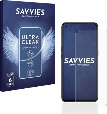 Produktbild von 6x Für Oppo Find X3 Lite Schutzfolie Savvies Displayschutz Display Schutz Folie Klar Transparent