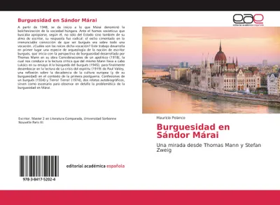 Produktbild von Das Bürgertum in Sándor Márai