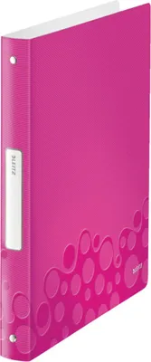 Produktbild von Leitz WOW, A4, Polypropylen (PP), Metallisch, Pink, 200 Blätter, 2,5 cm, 257 mm