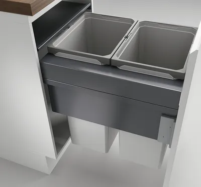 Produktbild von NABER 8012389 Abfallsammler COX CLAN 580/500-2 mit 70 Liter Volumen / für 50 cm Schrankbreite