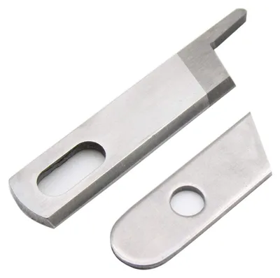 Obermesser 412585 & Untermesser 550449, 1 Satz, Metall, für Overlock
