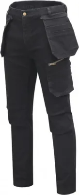 Produktbild von Högert Jeans Arbeitshose schwarz "Esdorf" XL