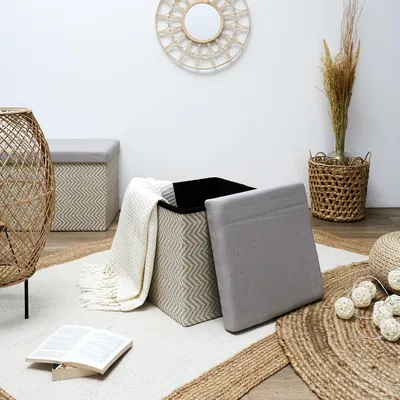 Produktbild von Faltbarer Sitzsack aus Geflecht Mirage