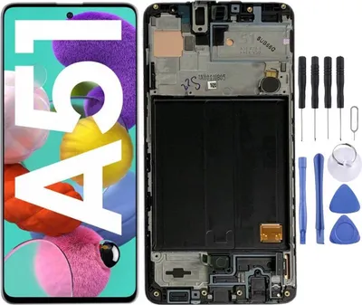 Produktbild von Samsung LCD displej Kompletná jednotka pre Galaxy A51 A515F GH82-21669A GH82-21680A Black