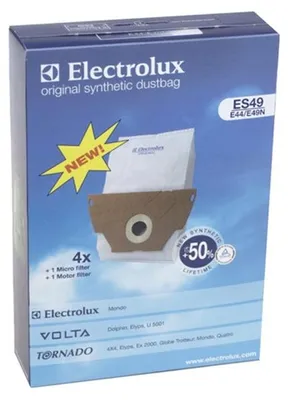 Zdjęcie produktu dla Electrolux ES49, Worek na kurz, Biały, Syntetyk, Electrolux, MONDO Z 1100, 1110, 1115, 1118, 1120, 1122, 1128, 1130, 1135, 1136, 1150, 1160E, 1170, 1175,..., 2 szt.