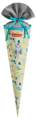 Produktbild von Step by Step Schultüte School Cone Cat Lilly hellgelb