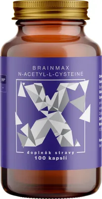 Immagine prodotto di BrainMax N-acetil-L-cisteina, NAC, 950 mg, 100 capsule vegetali