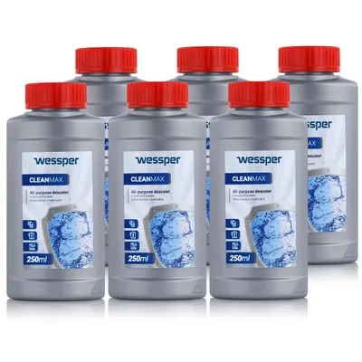 Produktbild von Wessper Universal Entkalker 250ml für Kaffeevollautomaten uvm. (6er Pack)